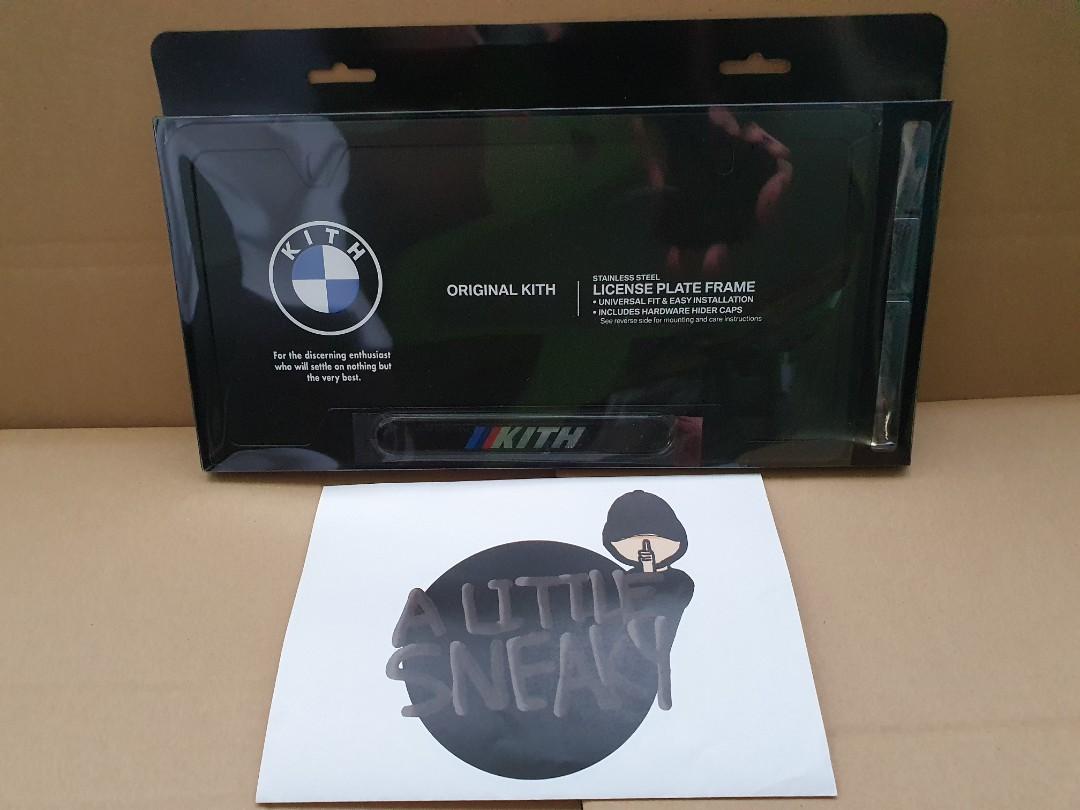 Bmw kith license plate clearance frame