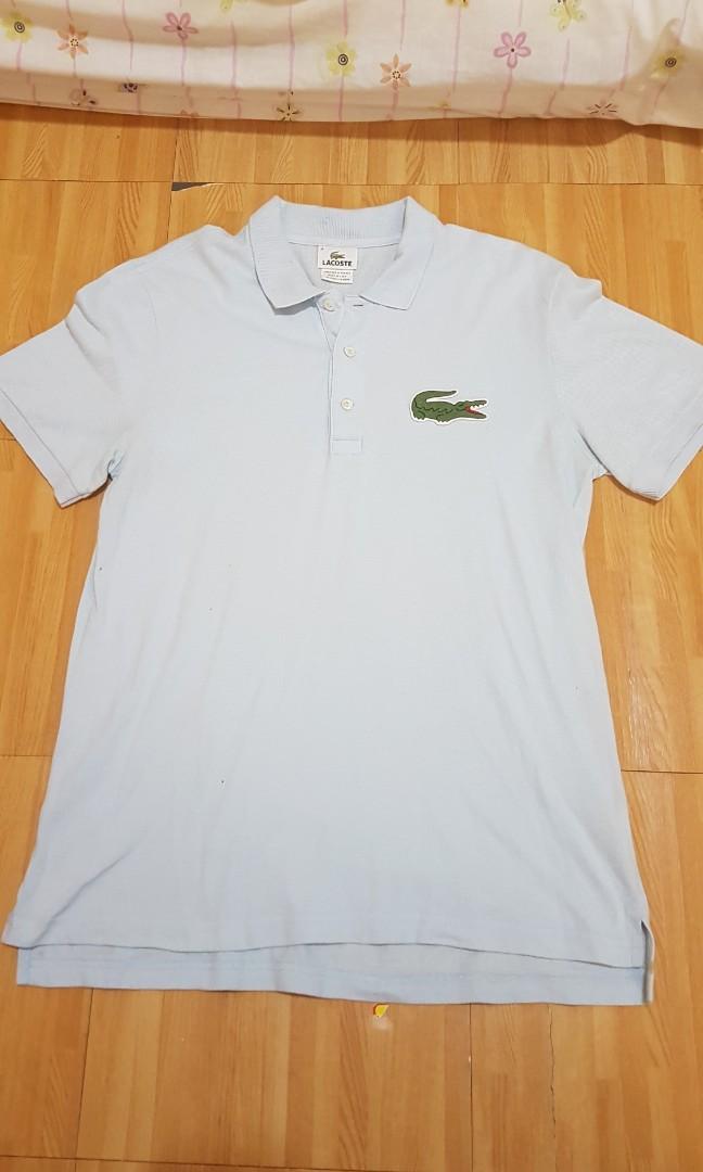 LACOSTE big crocs edition Men s Fashion Tops Sets Tshirts