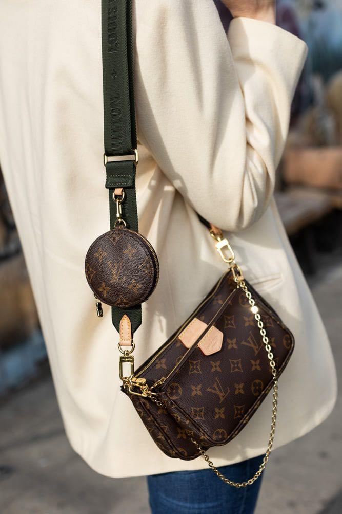 Louis Vuitton Multi Pochette Green, Women's Fashion, Bags