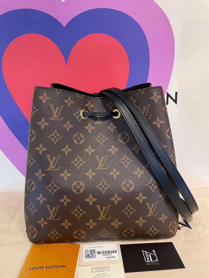 Lv NeoNoe Monogram Noir Comes with dust bag, copy of the receipt