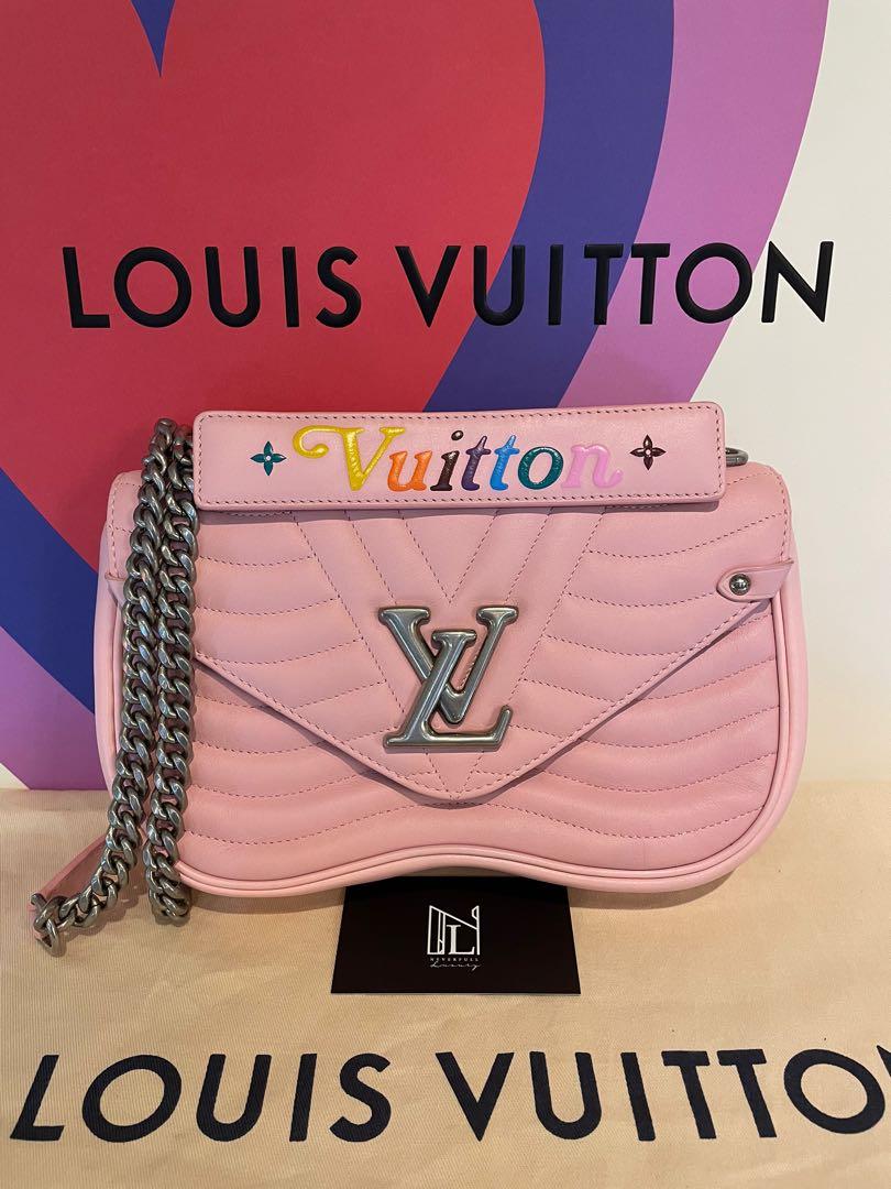 Louis Vuitton Smoothie Pink Leather New Wave Chain Bag PM Bag