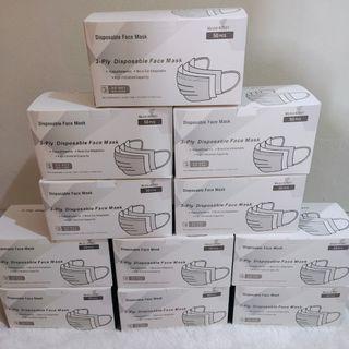 Masker 3ply isi 10pcs earloop