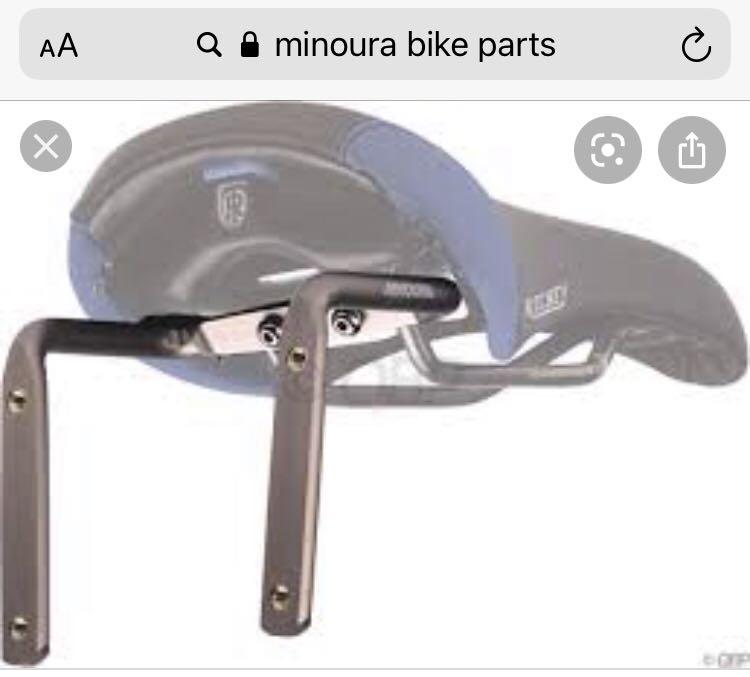 Minoura SBH300 TT Saddle mount Twin bottle cage holder plus two Cages