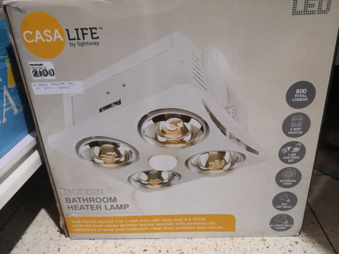 Modern Bathroom Heater Lamp Tv Home Appliances Air Conditioning And Heating On Carousell