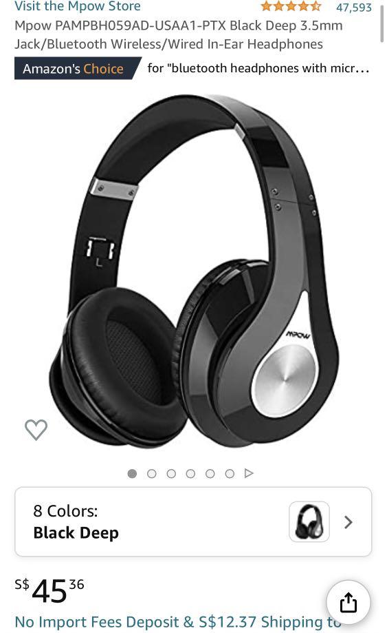 Mpow h21 hybrid noise cancelling headphones review clearance