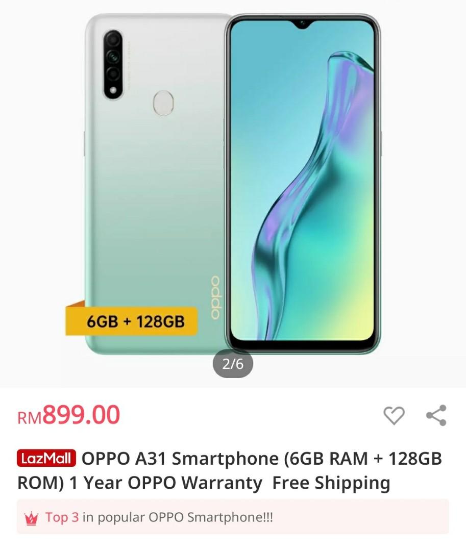 A31 price in malaysia oppo OPPO A31