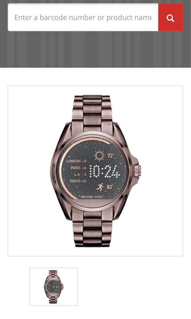 Michael kors cheap bradshaw smartwatch sable