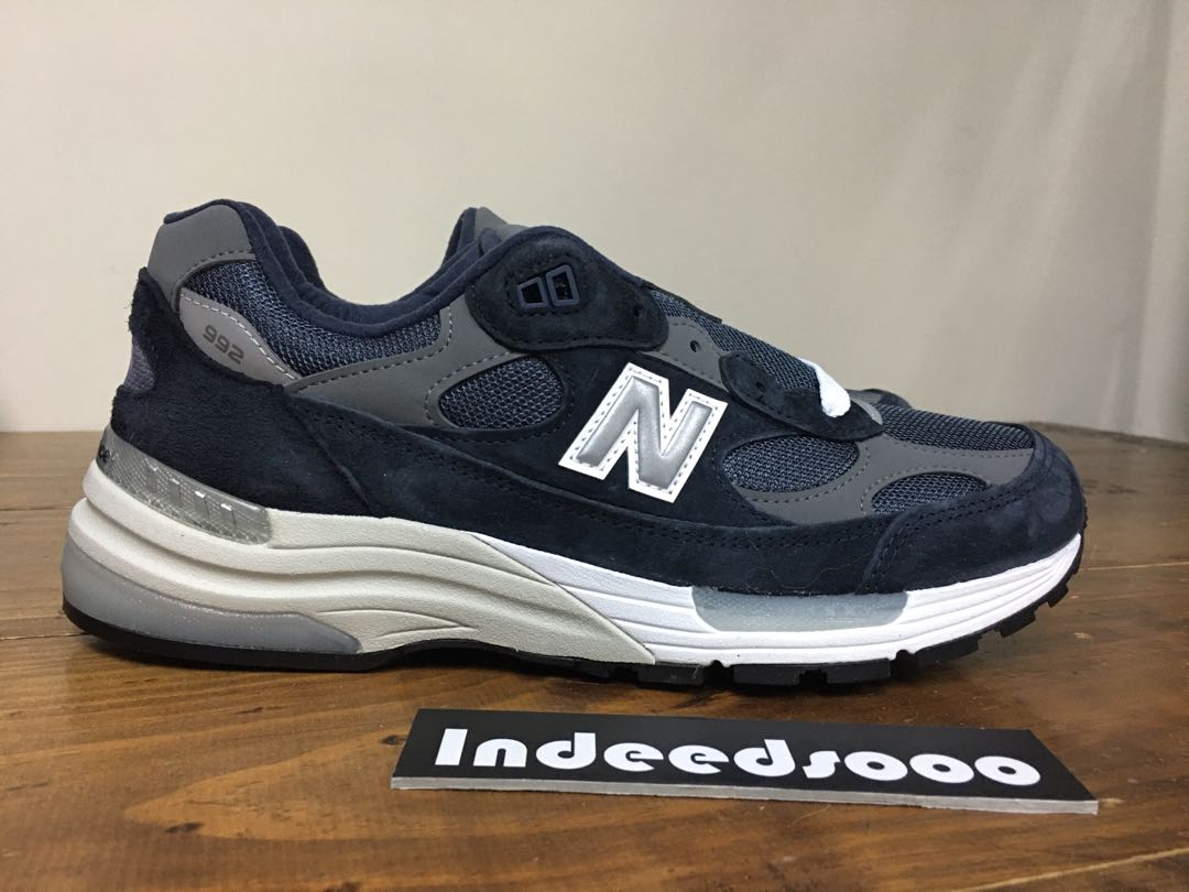 New Balance M992GG 992 M992 navy 深藍, 男裝, 鞋, 西裝鞋