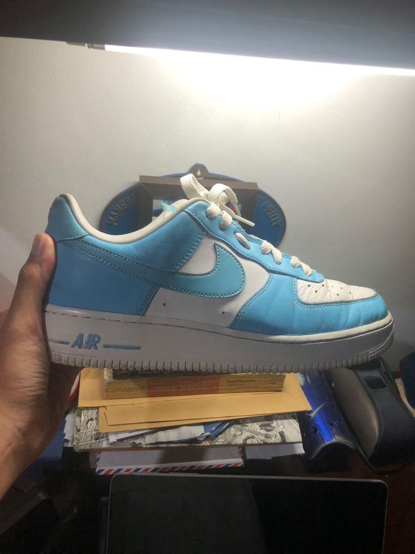 blue nike ones