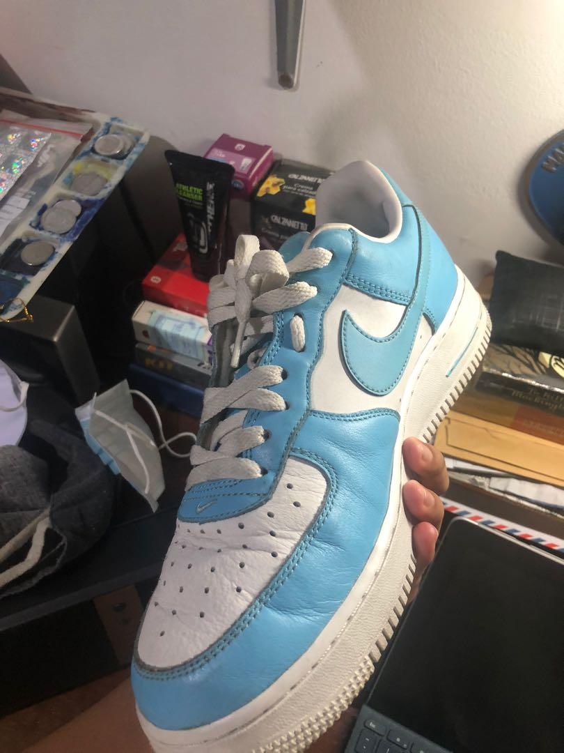 blue nike ones