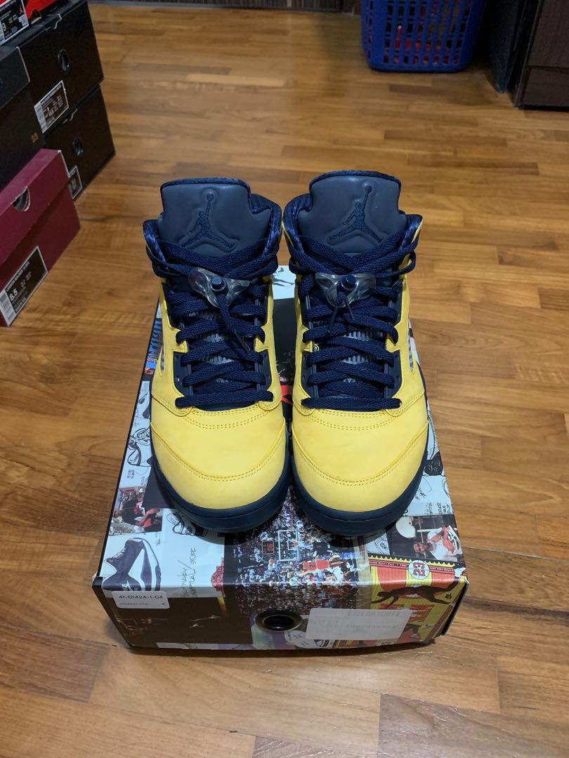jordan retro 5 michigan