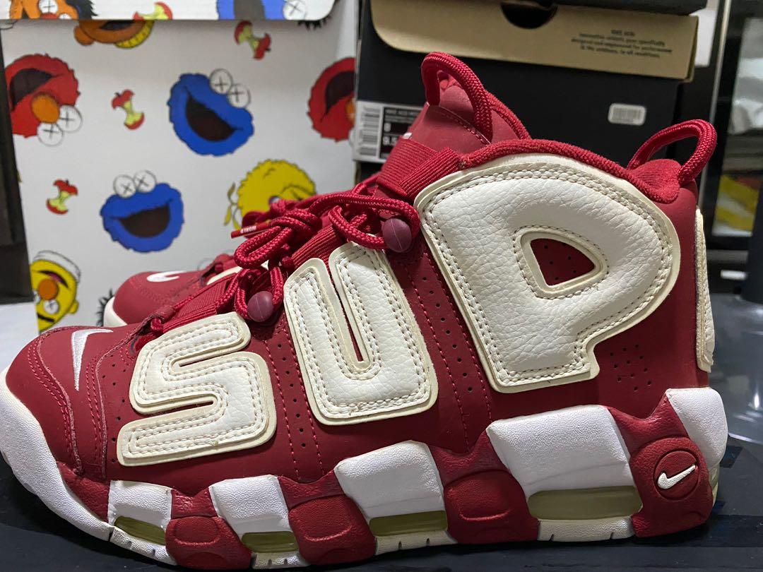 Supreme uptempo box hot sale