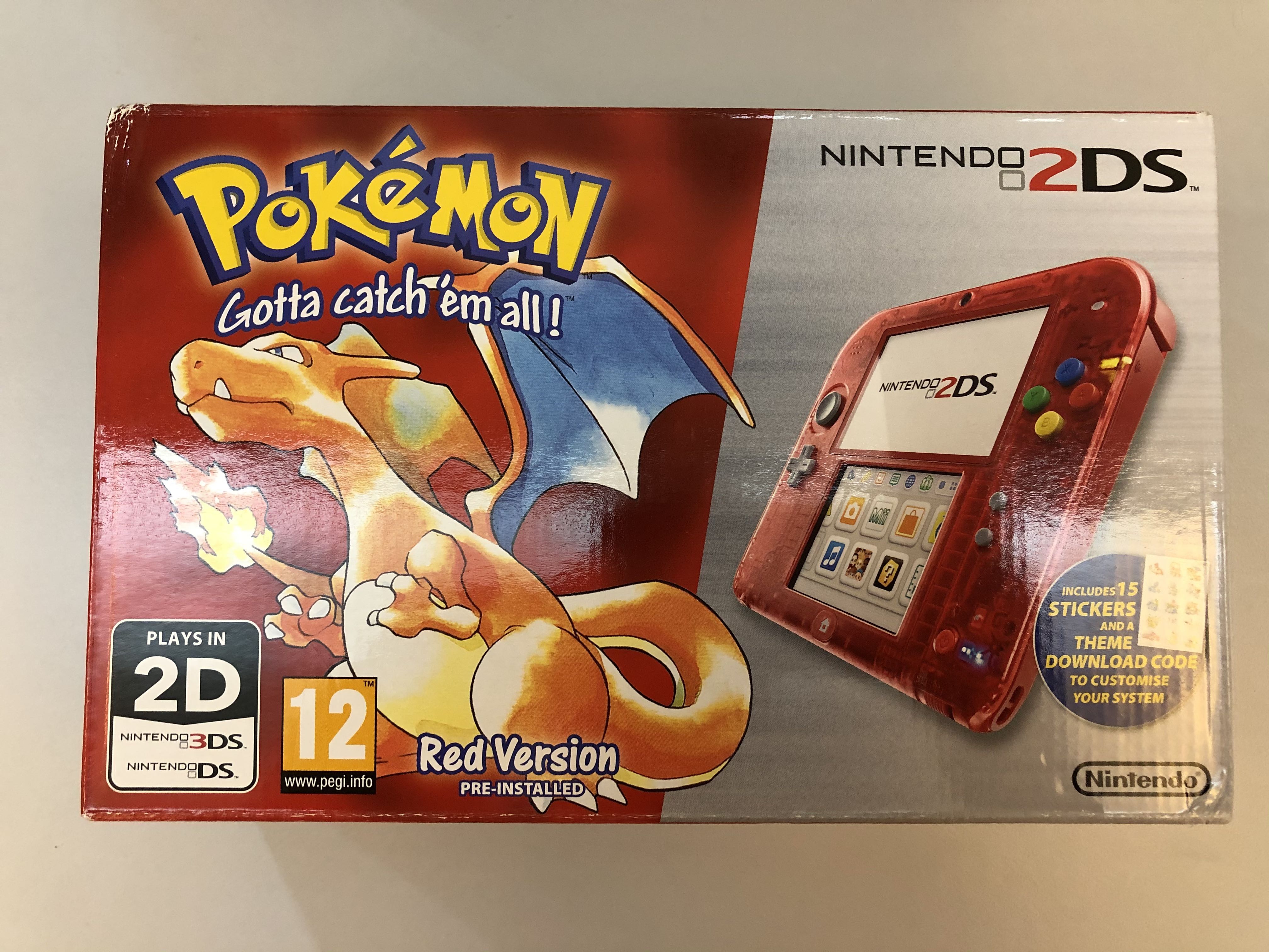Nintendo 2DS Pokémon Red Version US, Gaming, Video Game Nintendo Carousell