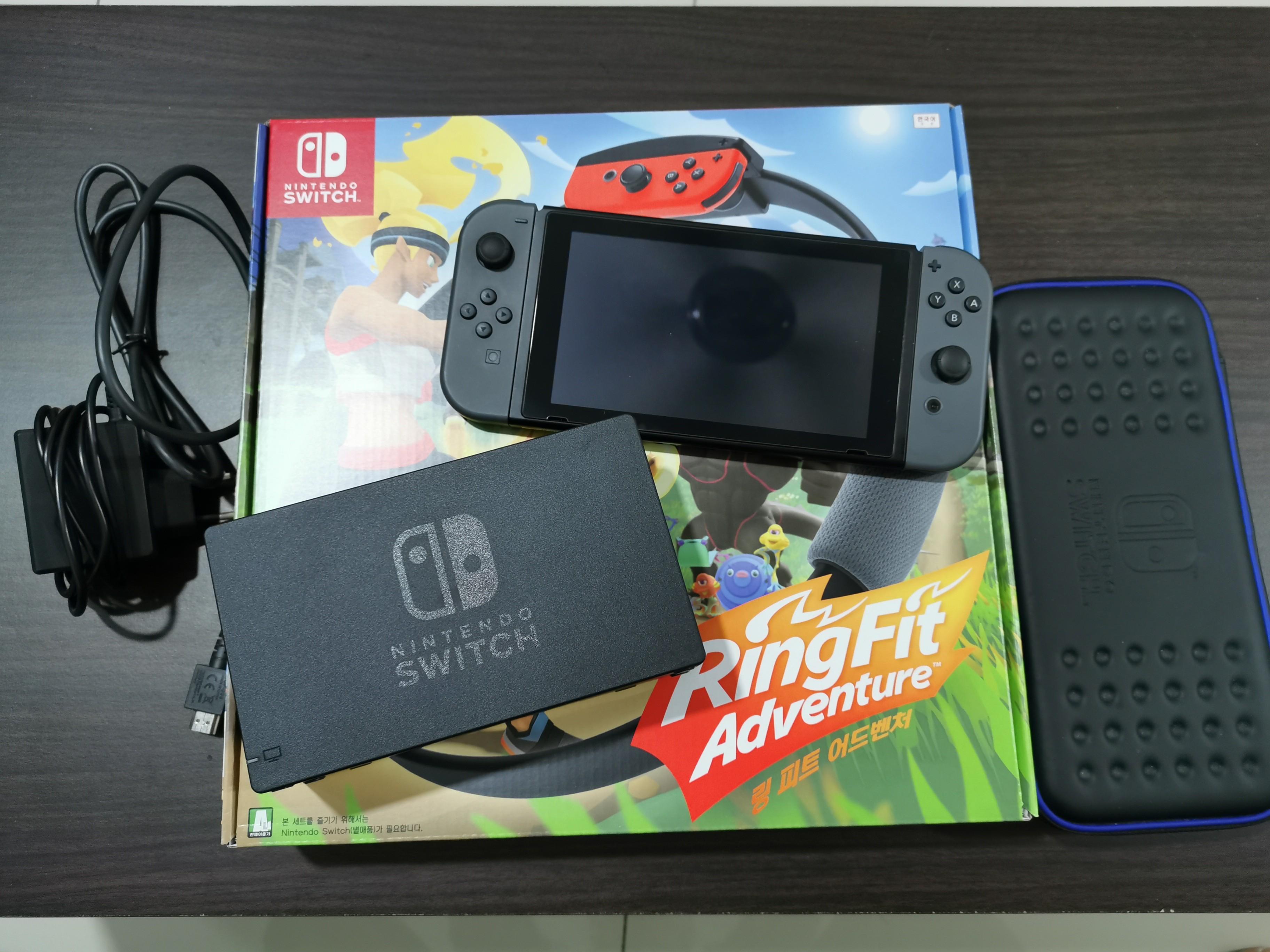 Nintendo Switch V1 New Ringfit Adventure Video Gaming Video Game Consoles On Carousell 
