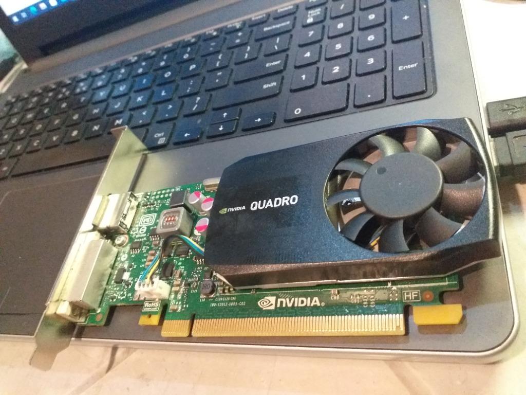 NVIDIA QUADRO K620 2GB-DDR3 128-Bit Graphics Card (Category: Computer Parts) located in Quezon City. Submitted by newrabbit.96efa6 (Listing ID 1049424586, Image 1). Description: Delivery Note: Kindly see "Mailing & Delivery" clause... Description: Actual photos posted. ...all parts & components are thoroughly cleaned & disinfected from the inside-out to look as new. So, the entire thing is once again free from any dust & grime accumulated over it