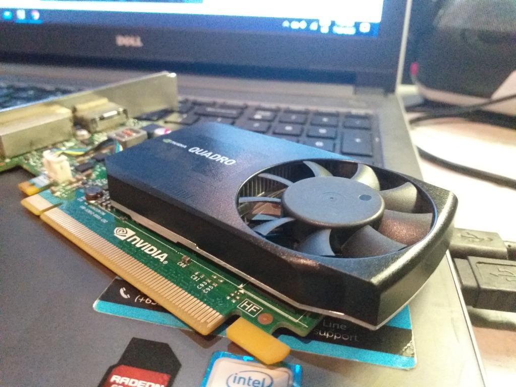 NVIDIA QUADRO K620 2GB-DDR3 128-Bit Graphics Card (Category: Computer Parts) located in Quezon City. Submitted by newrabbit.96efa6 (Listing ID 1049424586, Image 2). Description: Delivery Note: Kindly see "Mailing & Delivery" clause... Description: Actual photos posted. ...all parts & components are thoroughly cleaned & disinfected from the inside-out to look as new. So, the entire thing is once again free from any dust & grime accumulated over it
