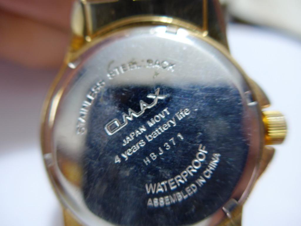 Omax Quartz Gold Watch Men s Fashion Watches Accessories
