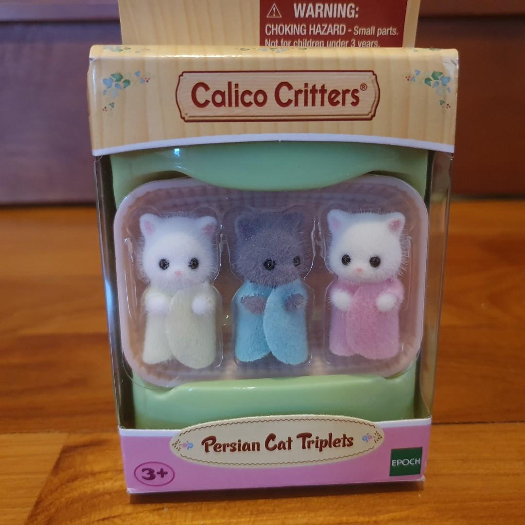 calico critters persian cat triplets