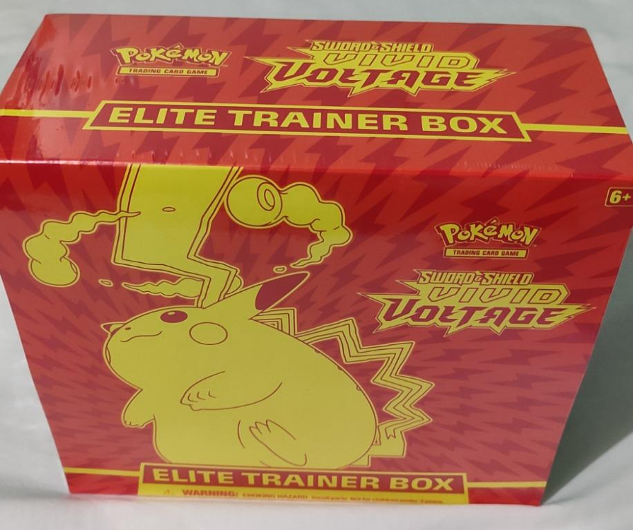 Pokemon Tcg Trading Card Game Sword Shield Vivid Voltage Elite Trainer Box New Toys Hobbies Kuumedispa Pokemon Trading Card Game Cards Merchandise