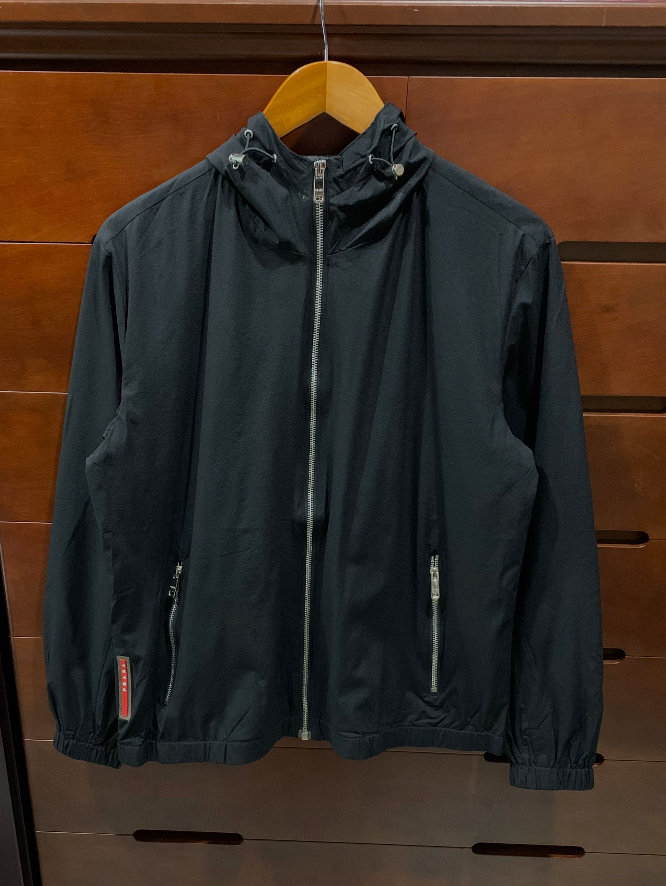 prada zip up jacket