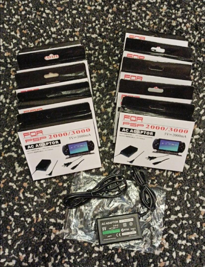 Psp 1000 00 3000 火牛 代用 Power Supply Adaptor 變壓器充電器 遊戲機 遊戲機裝飾配件 充電綫及充電器 Carousell