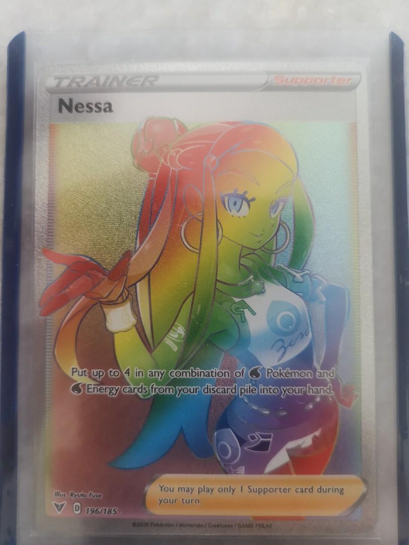 Rainbow Rare Nessa Mint. Pokemon TCG, Hobbies & Toys, Toys & Games on