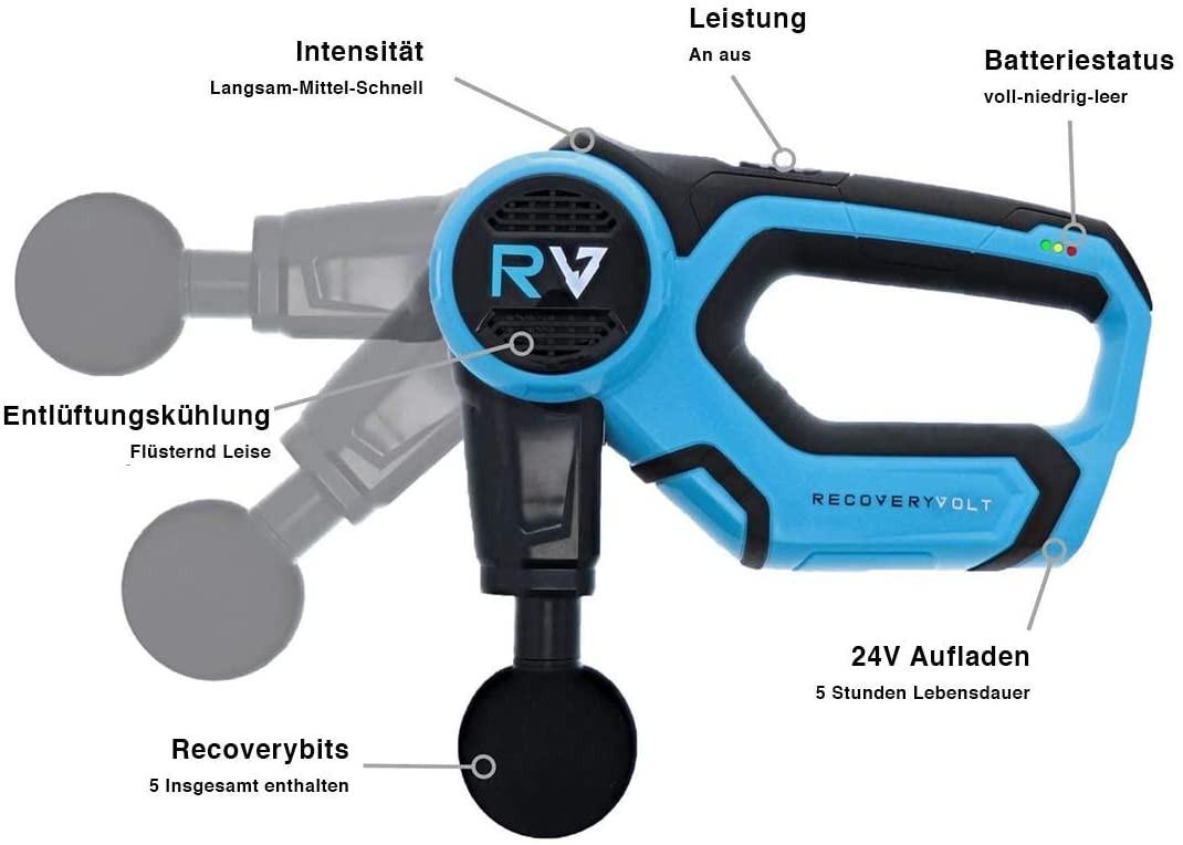 Recovery volt massager deals gun