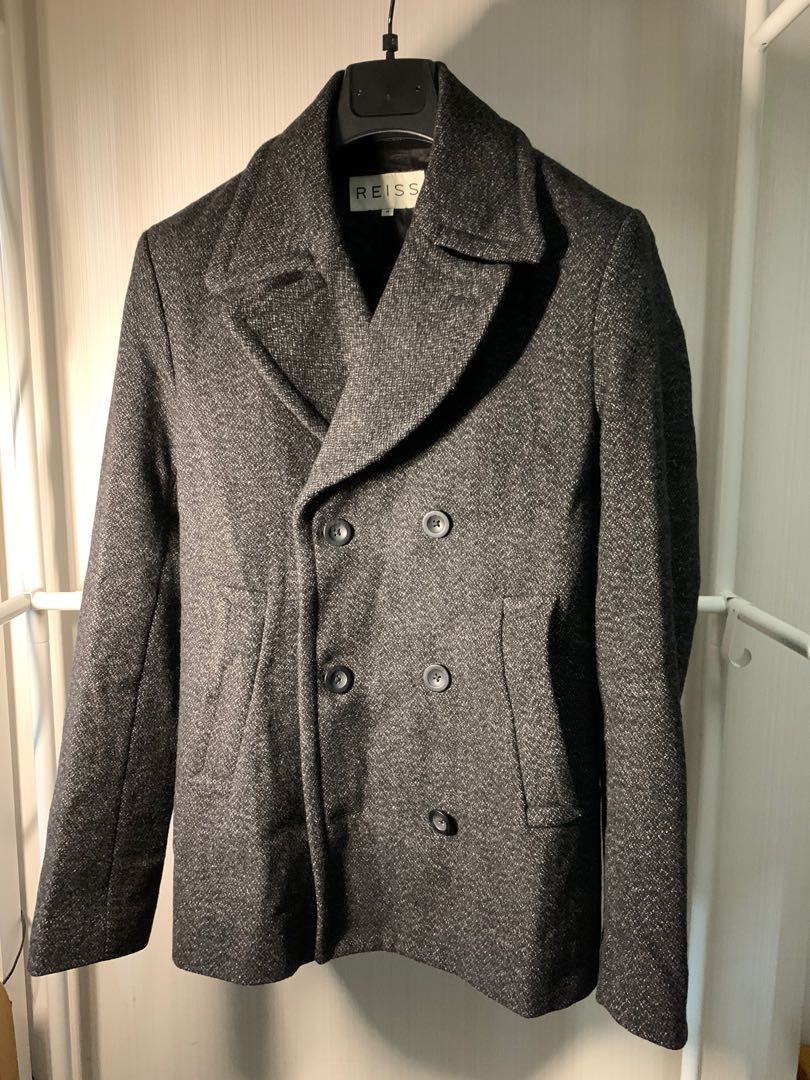 Reiss Wool Peacoat Size M Men s Fashion Coats Jackets and