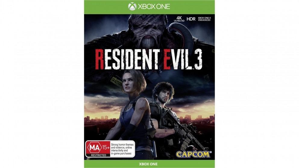 resident evil 3 xbox one x