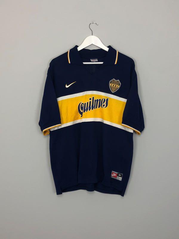 Retro 96/97 Boca Juniors Away White Jersey - Kitsociety