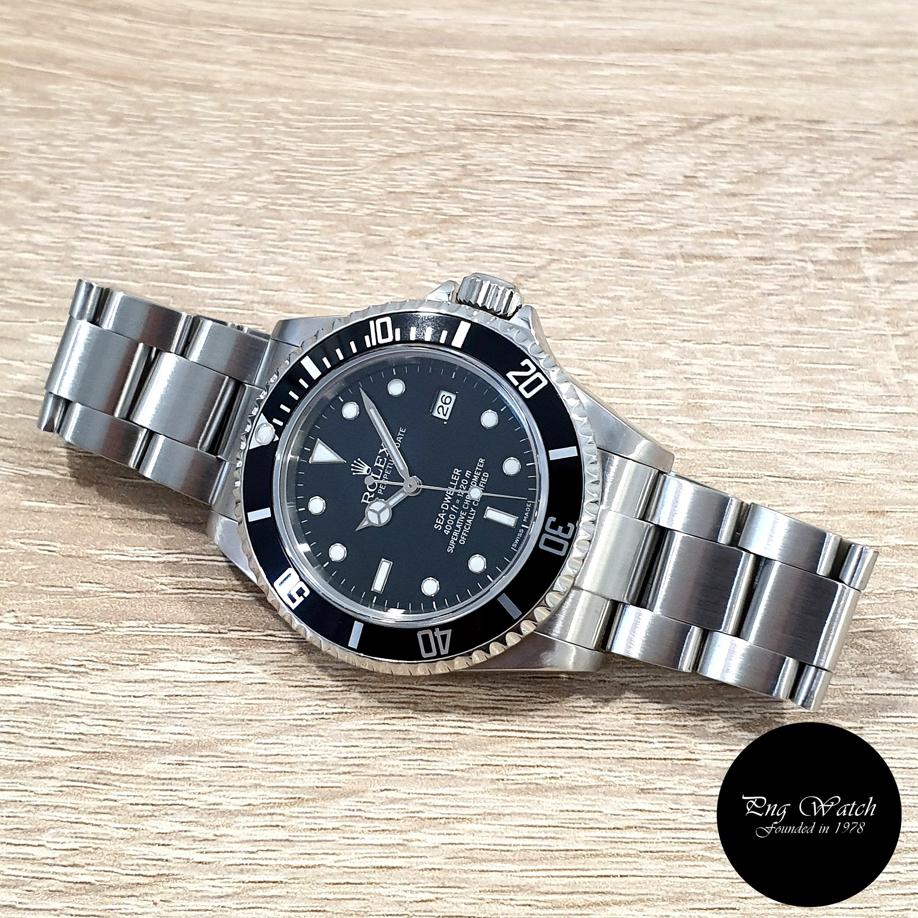 Rolex Oyster Perpetual Black Sea Dweller Ref 16600 Z 2 Luxury Watches On Carousell