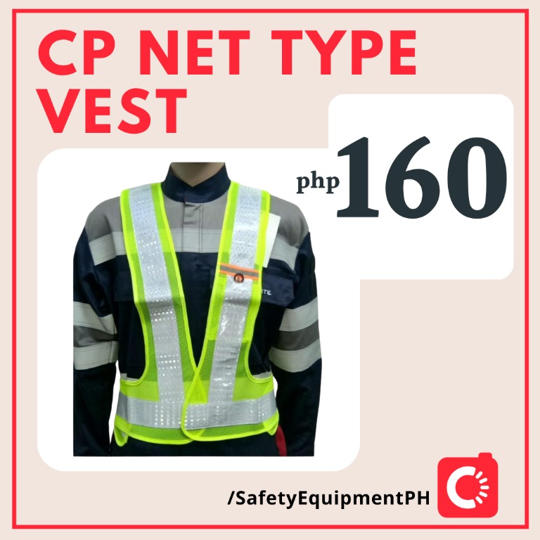 Safety Vest CP-Net Type with Reflector, Commercial & Industrial ...
