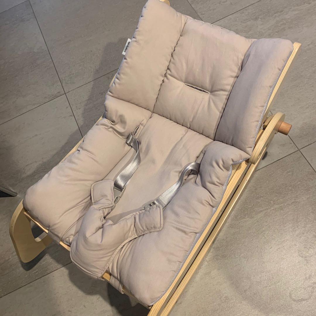 sagepole baby wood rocker