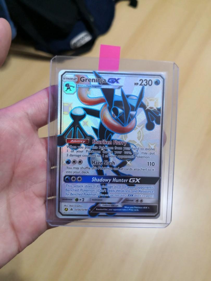 Shiny Greninja Gx Hidden Fates Pokemon Pokemon Tcg Pokemon Cards Toys Games Board Games Cards On Carousell