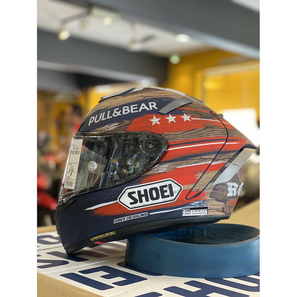 Shoei X-Spirit III（X-14） Marquez America木紋, 電單車買賣- Carousell
