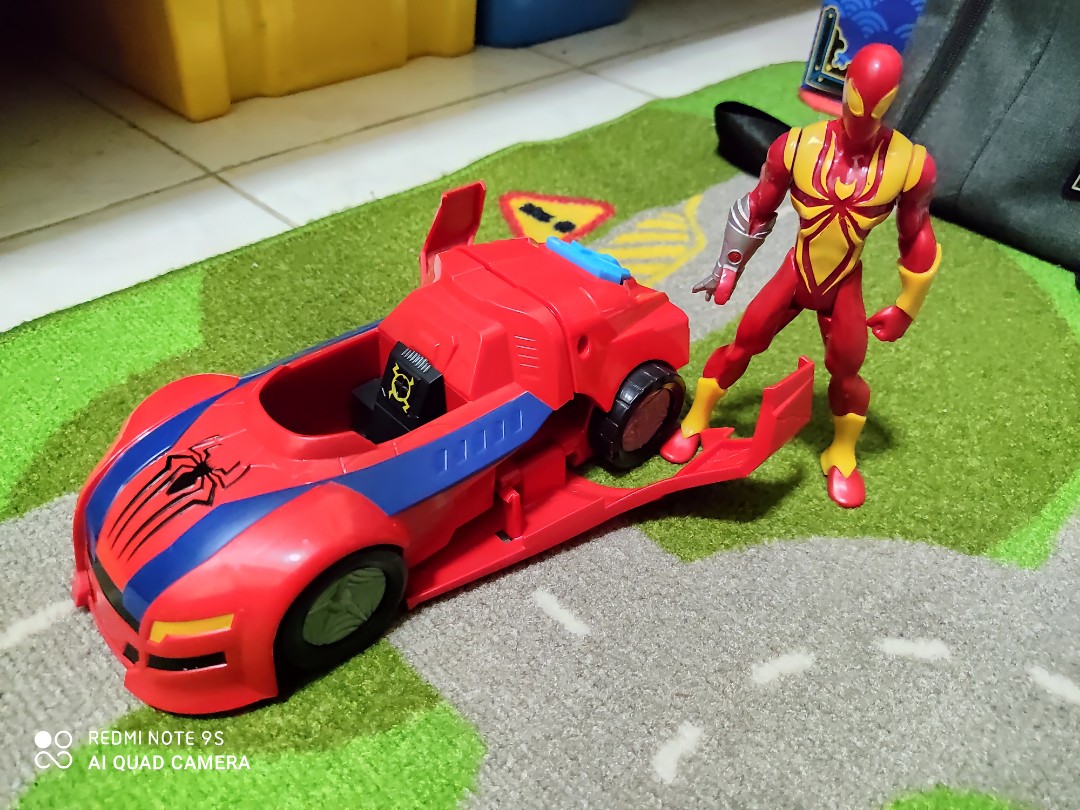 Spiderman car launcher top