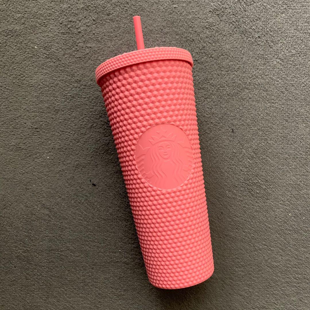 Starbucks Studded Cold Cup *PINK* only one pcs, Everything Else on Carousell