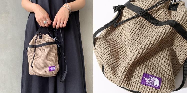 THE NORTH FACE PURPLE LABEL Mesh Bucket Shoulder Bag NN7014N BE