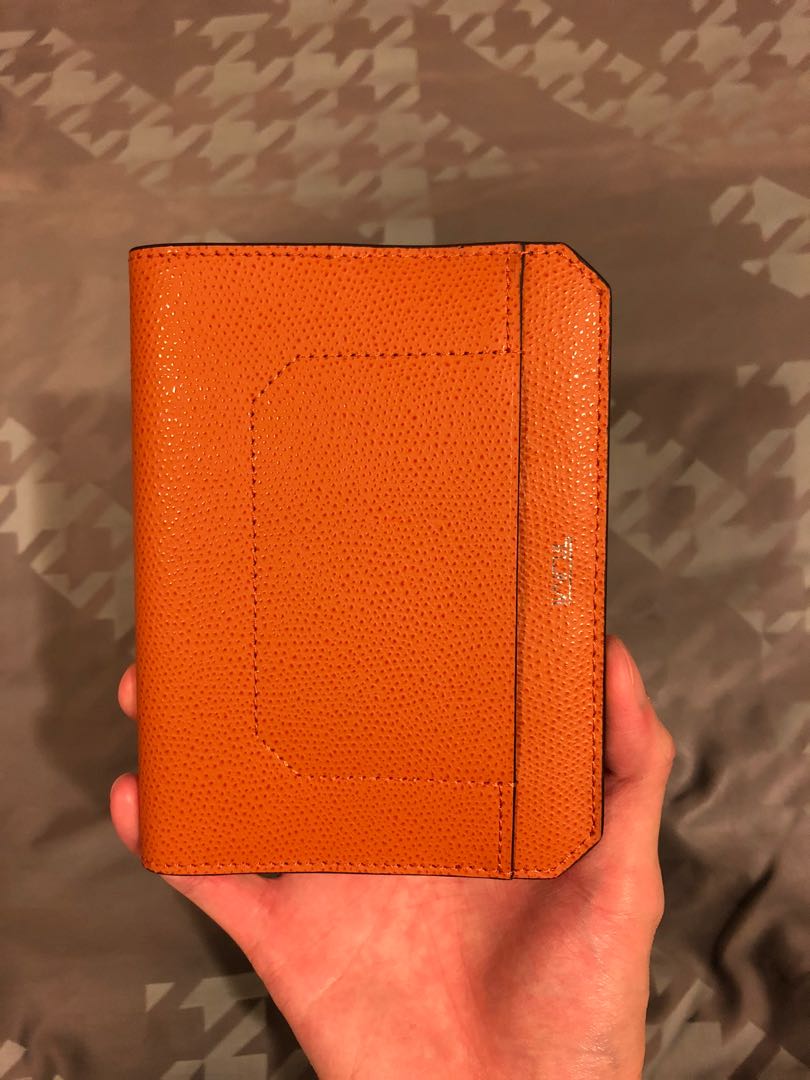 Tumi Passport Holder Burnt Orange Luxury Bags Wallets on Carousell