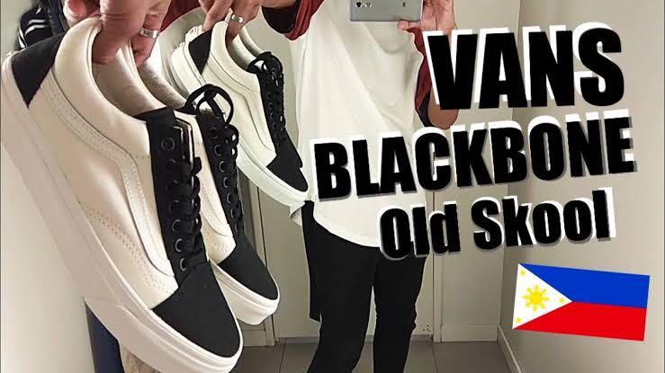 vans old skool black bone