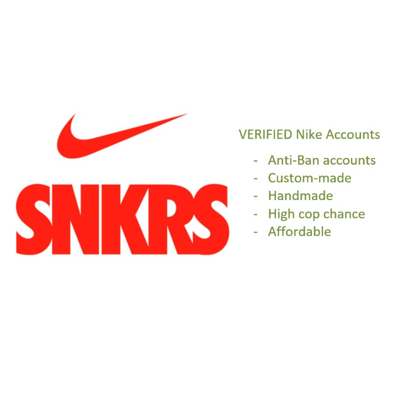 Buy nike snkrs account online