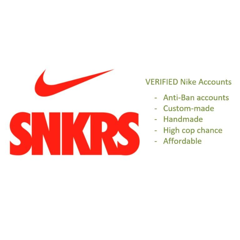 buy nike snkrs accounts