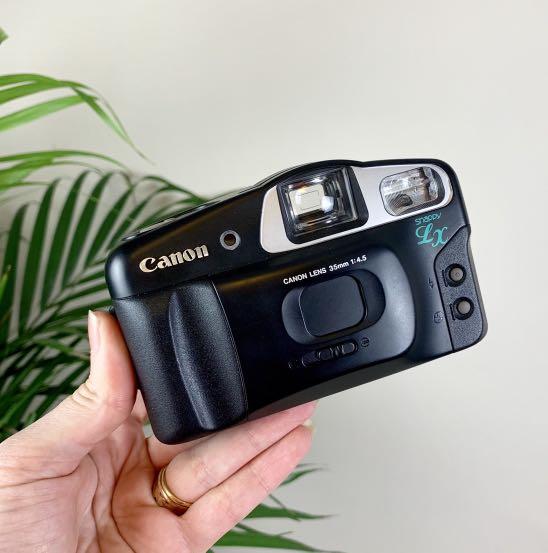 Vintage retro 90s Canon Snappy LX 35mm point & shoot film camera