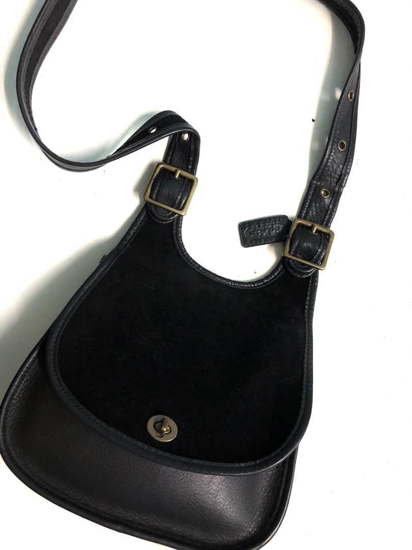 vintage coach saddle bag