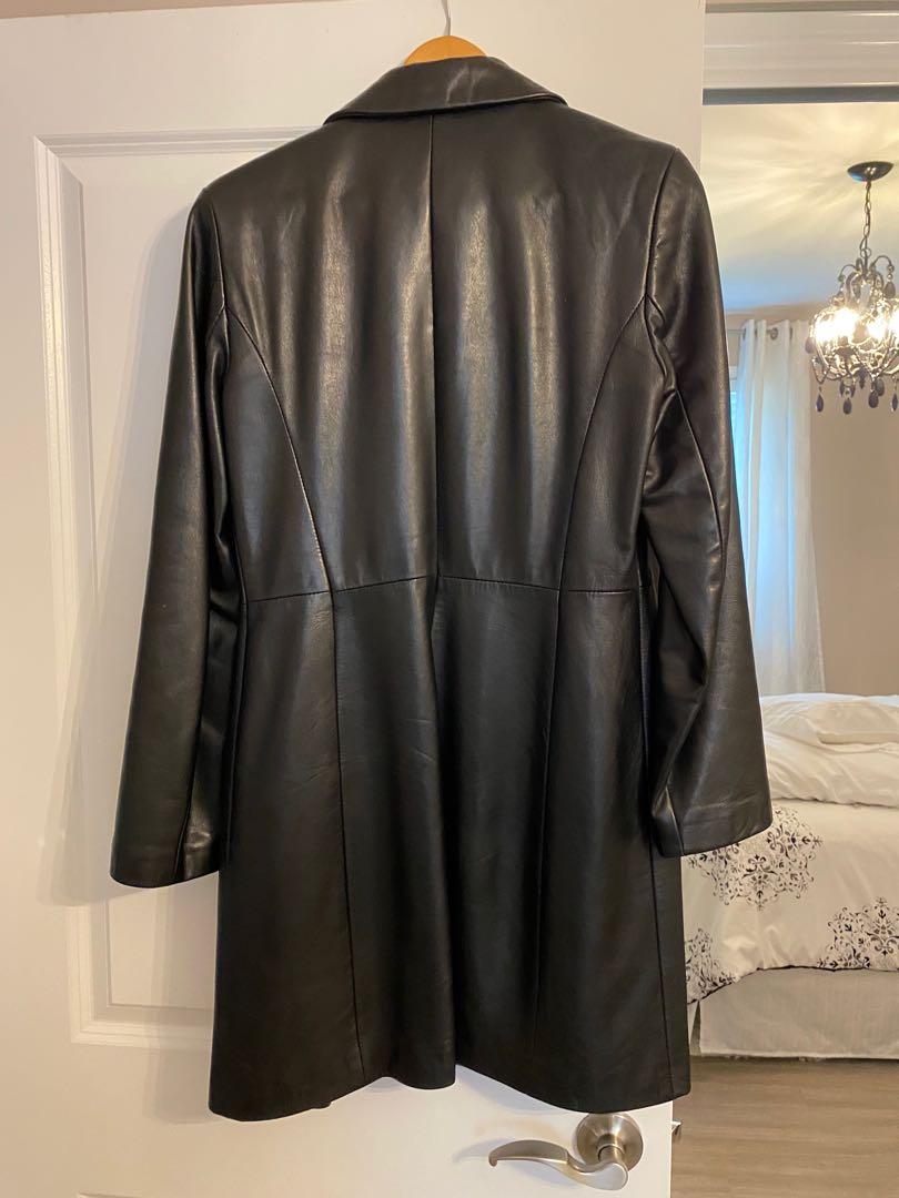 Danier leather trench coat top