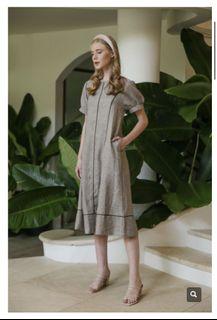 Widira dress in beige maven