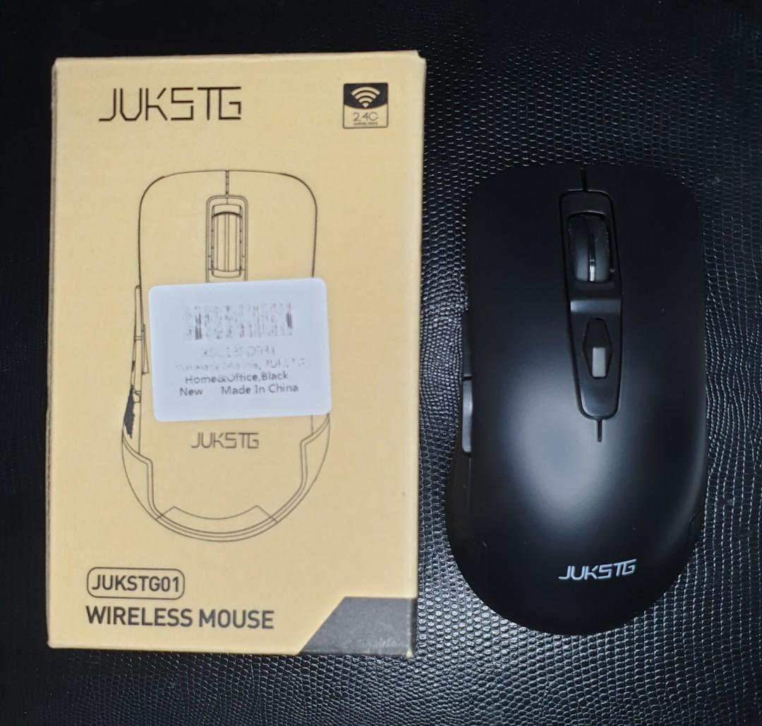Wireless Mouse, JUKSTG 2.4G Ergonomic Durable Mice With 6 Buttons,800