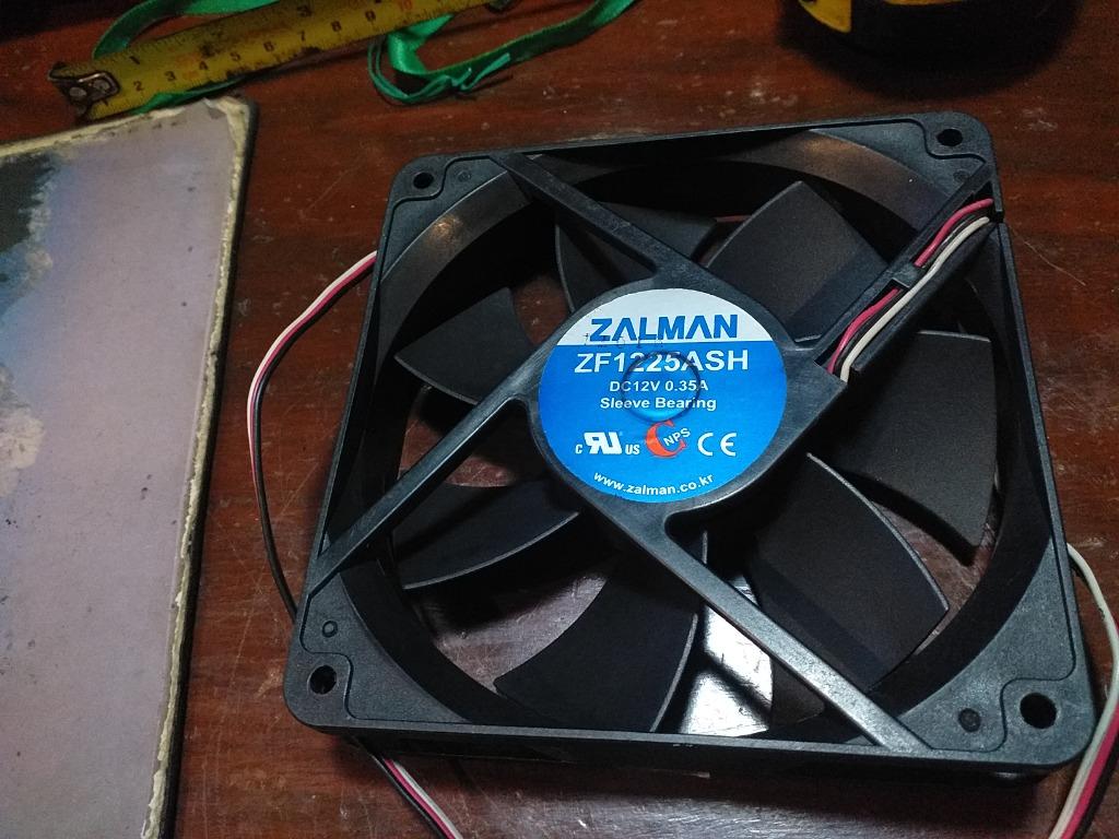 Zalman ZF1225ASH 12cm x 12cm Computer System Unit (CSU) Heavy-Coiled ...
