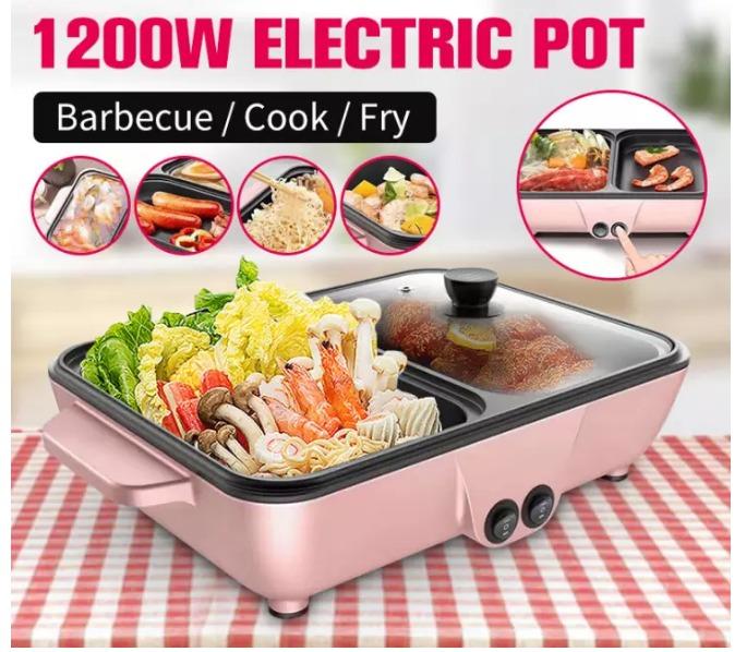Electric grill and sales hotpot
