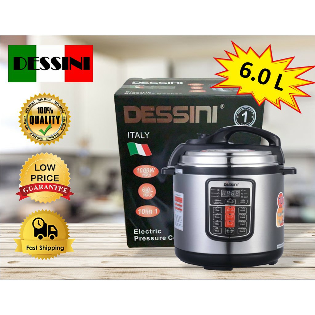 6L Pressure Cooker by Dessini, Home Appliances, Kitchenware on Carousell